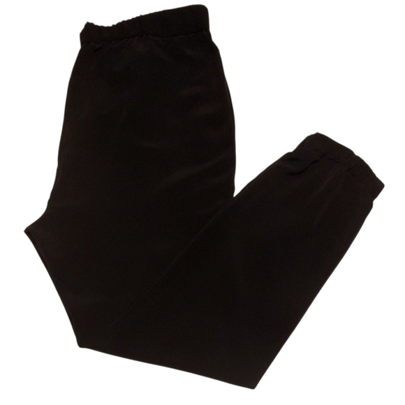 Vince Camuto Womens Black Lounge Joggers Wide Leg Elastic Cuff Drape Pant Size M - Picture 7 of 8